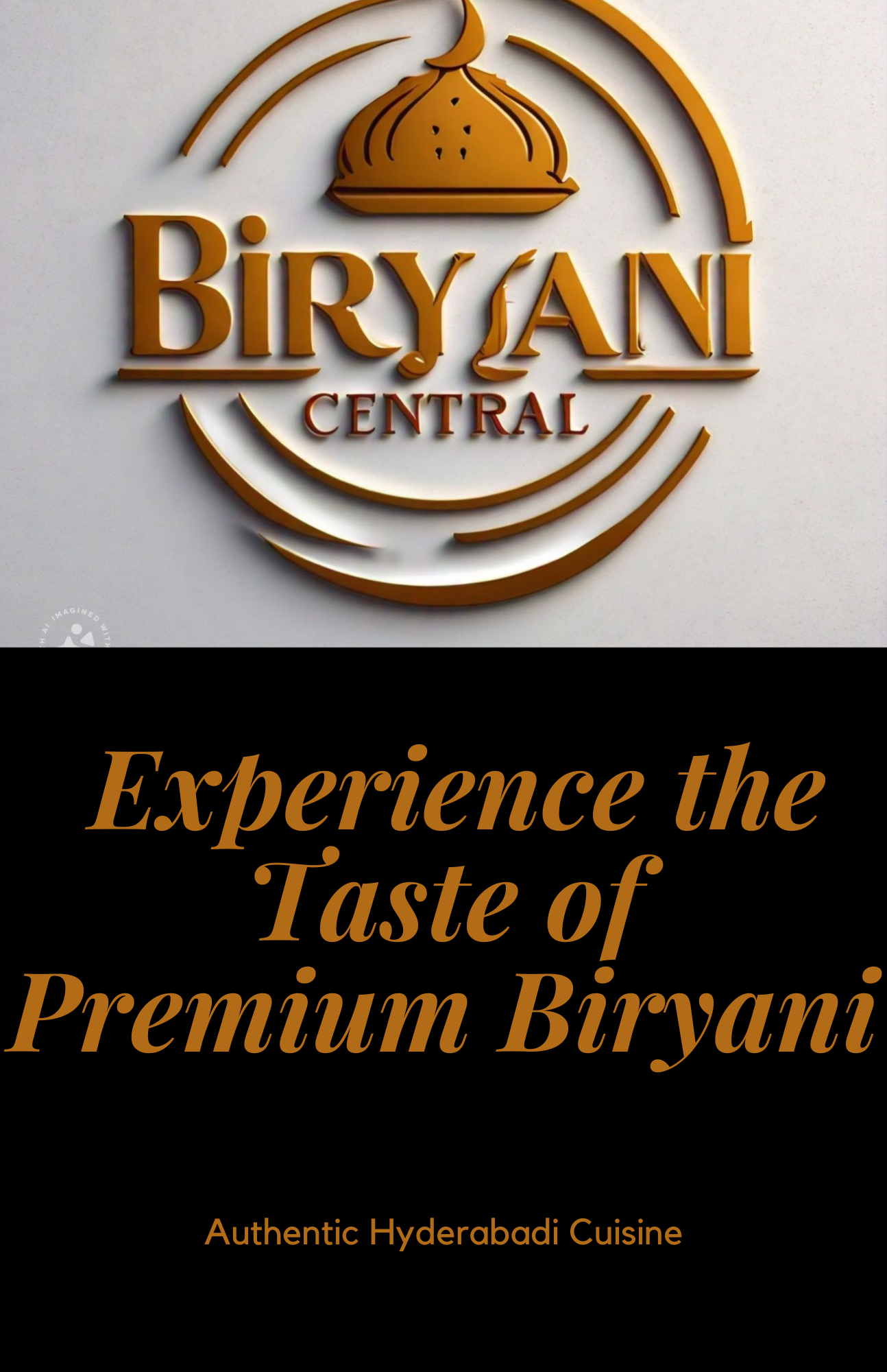 Biryani Central menu page 1